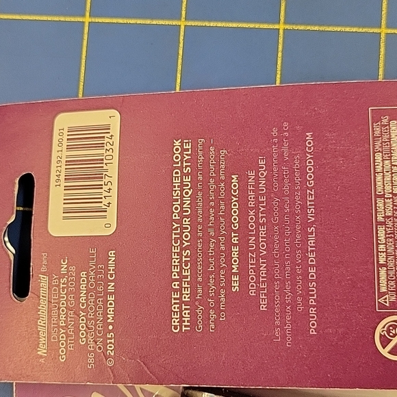 Goody Set of 2 Side Combs per each 2 Packs (total 4 combs) - Picture 3 of 3